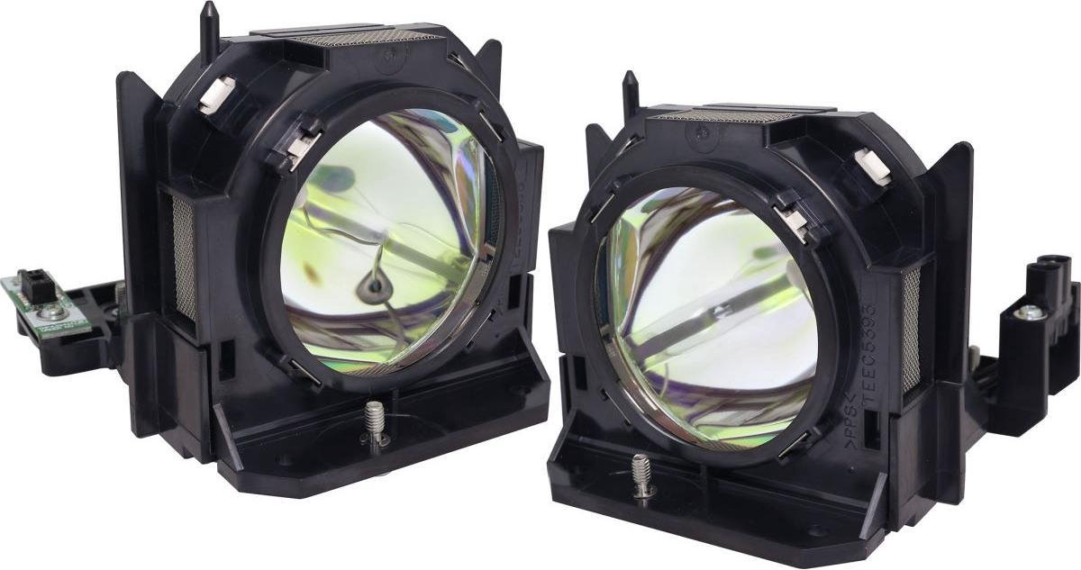 Beamerlamp geschikt voor de PANASONIC PT-DW6300UK beamer, lamp code ET-LAD60W / ET-LAD60AW. Bevat originele SHP lamp, prestaties gelijk aan origineel.