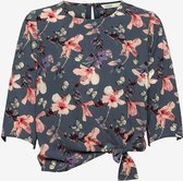 Only ONLNOVA 34 KNOT TOP - Vintage Indigo Dark Blue