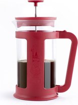 Bialetti French-Press - 0.35L - Rood - Borosolicaat en Yourkitchen E-kookboek