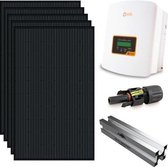 DMEGC - Pakket - 10 Zonnepanelen 330 WP Full Black met Solis omvormer - Schuin dak portrait