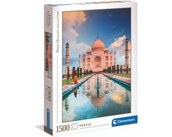 Clementoni - Puzzel - 1500 Stukjes - Taj Mahal - Puzzel Voor Volwassenen - High Quality Collection