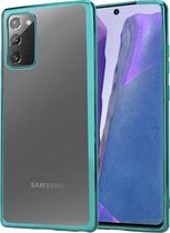 ShieldCase Samsung Galaxy Note 20 metallic Bumper case - groen