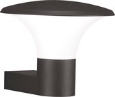LED Tuinverlichting - Tuinlamp - Trinon Karminy - Wand - 5W - E27 Fitting - Mat Zwart - Aluminium