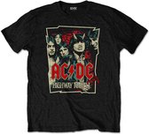 AC/DC Heren Tshirt -2XL- Highway To Hell Sketch Zwart