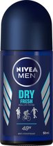 Nivea Deo Roll-on Men – Dry Fresh , 50 ml - 1 stuks