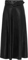 Onqkali Faux Leather Midi Skirt Otw 15210964 Black