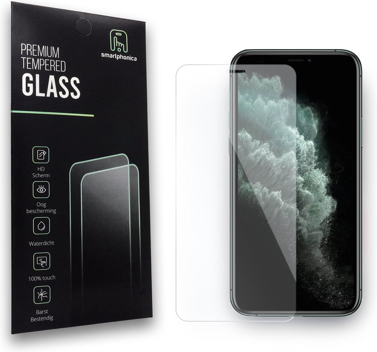 Smartphonica Screenprotector geschikt voor iPhone 11 Pro screenprotector van buigbaar glas geschikt voor iPhone 11 Pro