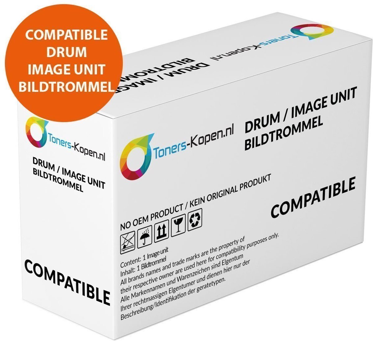 OKI 44968301 - Drum Unit Zwart - 30000 pagina's - Huismerk Compatible - Geschikt voor OKI C301dn C321dn C331dn C332dn C332dnw C511dn C531dn MC332dn MC342dn MC342dnw MC352dn MC362dn MC363dn MC363dnw MC363n MC562dn MC562dnw - TODRC301 alternatief