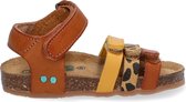 BunniesJR 221403-413 Meisjes Sandalen - Bruin/Print - Suède - Klittenband