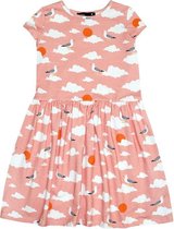 Hebe -  jurk - korte mouwen - cloud - roze - Maat 86/92