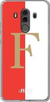 6F hoesje - geschikt voor Huawei Mate 10 Pro -  Transparant TPU Case - Feyenoord - F #ffffff