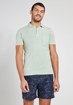 Shiwi - Polo James Lichtgroen - Regular-fit - Heren Poloshirt Maat L