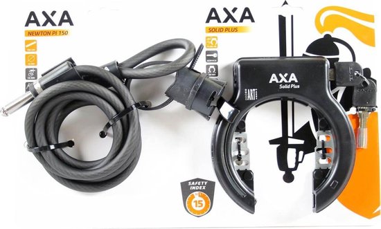 Axa Solid Plus Ringslot + Insteekketting Newton PL150 - ART2