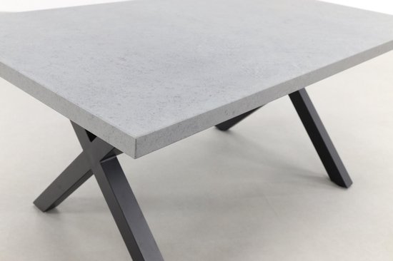 Verona betonlook tuintafel x 90 cm. - Black |