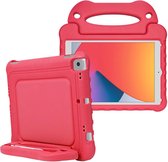 Cazy iPad 2021/2020 hoes kinderen - 10.2 inch - Draagbare tablet kinderhoes met handvat – Rood