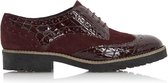 Dune Faune Burgundy Leather - Maat 41
