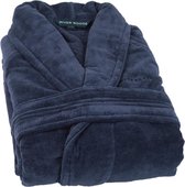 River Woods Velours Badjas Marine-S/M