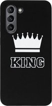 ADEL Siliconen Back Cover Softcase Hoesje voor Samsung Galaxy S21 - King