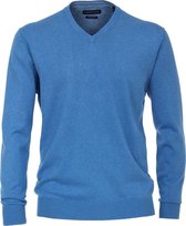 Casa Moda Lange mouw Trui - 004430-Vhals Blauw (Maat: XXXL)