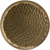 Cosy&Trendy Decoratieve schaal - Hout - Ø 32,5 cm - Goud