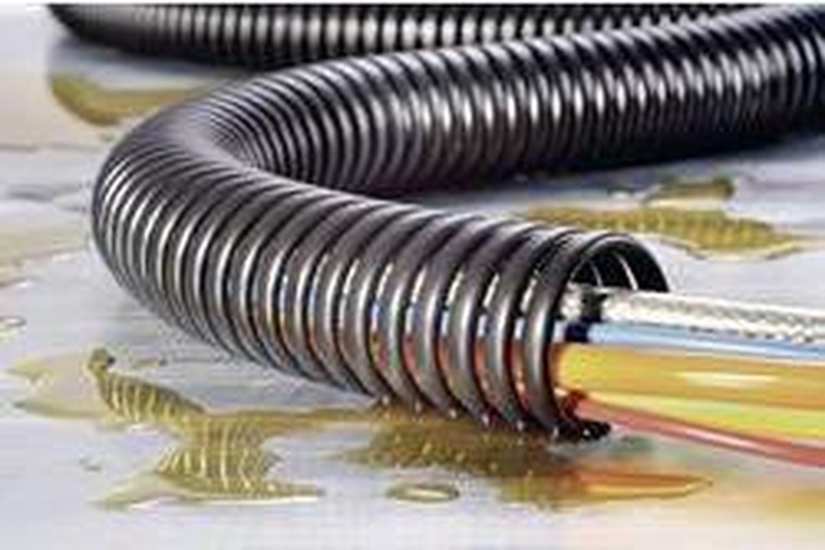 HellermannTyton 162-10200 SPS20-PP-BK Spiraalslang Zwart 1 m