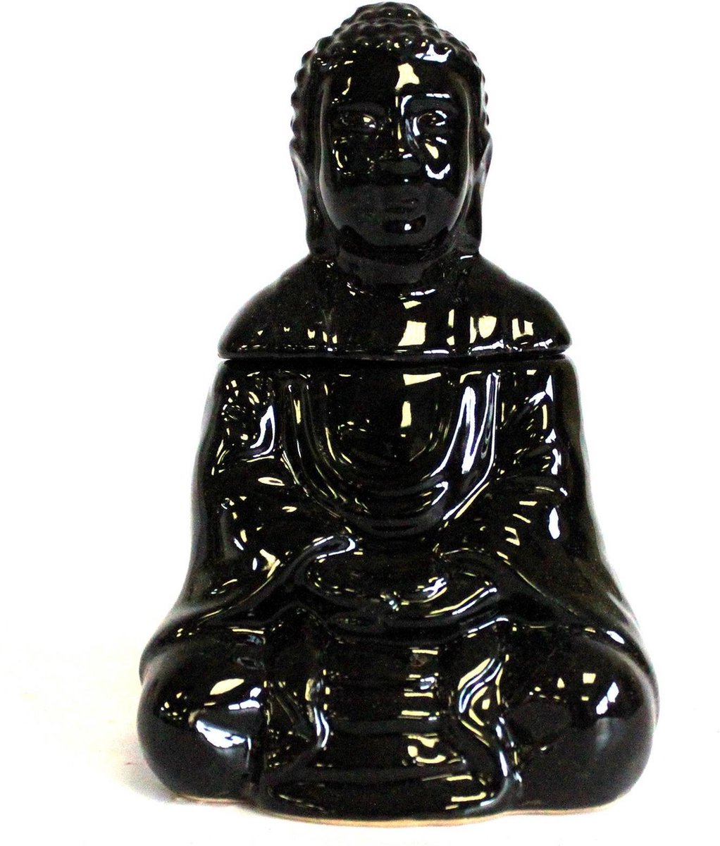 AWM | Boeddha | Oliebrander | Zittend | Zwart