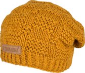 Gebreide Wollen Muts - Baila Beanie Mustard