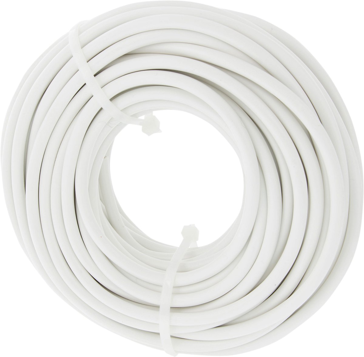 Huishoudsnoer - VMVS - belastbaar tot 1200W - 3 x 0.75 mmÂ² - 20 m - wit
