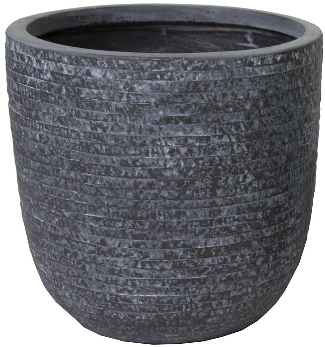 Bloempot Utah Egg - d32 x h31cm - Donkergrijs