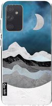 Casetastic Samsung Galaxy A72 (2021) 5G / Galaxy A72 (2021) 4G Hoesje - Softcover Hoesje met Design - Mountain Night Print