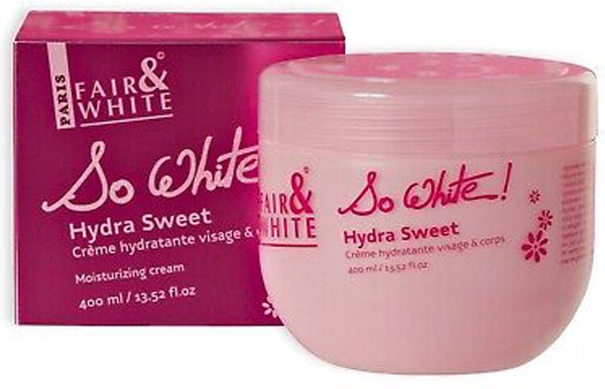 Fair And White So White Hydra Sweet Crème Hydratante 400 ml | bol