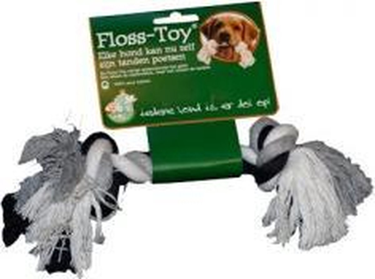 Boon Floss-Toy - Zwart/ Wit - Klein