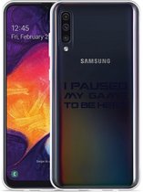 Galaxy A50 Hoesje Paused Games - Designed by Cazy