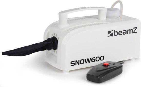 Sneeuwmachine - BeamZ SNOW600 sneeuwmachine 600W met afstandsbediening - BeamZ