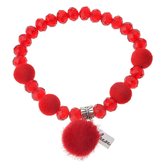 Juleeze Armbanden Dames (set v 3) Ø6-7cm Rood Glas Rond Armband Armbandjes