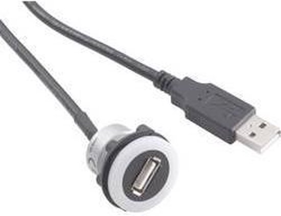 TRU COMPONENTS USB-05-BK USB-inbouwbus 2.0 Bus, inbouw, Stekker USB-bus ...