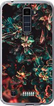 LG K10 (2016) Hoesje Transparant TPU Case - Ornament #ffffff