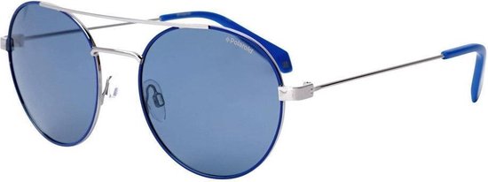 Polaroid Zonnebril 6056/s 40g/he Unisex Zilver/geel van Polaroid — afbeelding 4