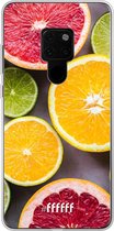 Huawei Mate 20 Hoesje Transparant TPU Case - Citrus Fruit #ffffff