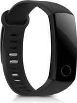 kwmobile bandje compatibel met Honor Band 3 - Armband voor fitnesstracker in zwart - Horlogeband
