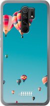 Xiaomi Redmi 9 Hoesje Transparant TPU Case - Air Balloons #ffffff