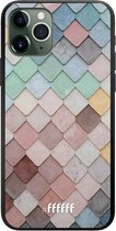 iPhone 11 Pro Hoesje TPU Case - Color Tiles #ffffff