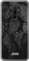 Xiaomi Redmi 9 Hoesje Transparant TPU Case - Dark Rock Formation #ffffff