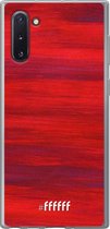 Samsung Galaxy Note 10 Hoesje Transparant TPU Case - Scarlet Canvas #ffffff