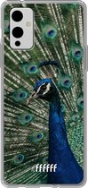 6F hoesje - geschikt voor OnePlus 9 -  Transparant TPU Case - Peacock #ffffff