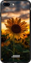 iPhone 7 Plus Hoesje TPU Case - Sunset Sunflower #ffffff
