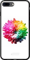 iPhone 8 Plus Hoesje TPU Case - Rainbow Pompon #ffffff
