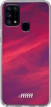 Samsung Galaxy M31 Hoesje Transparant TPU Case - Red Skyline #ffffff