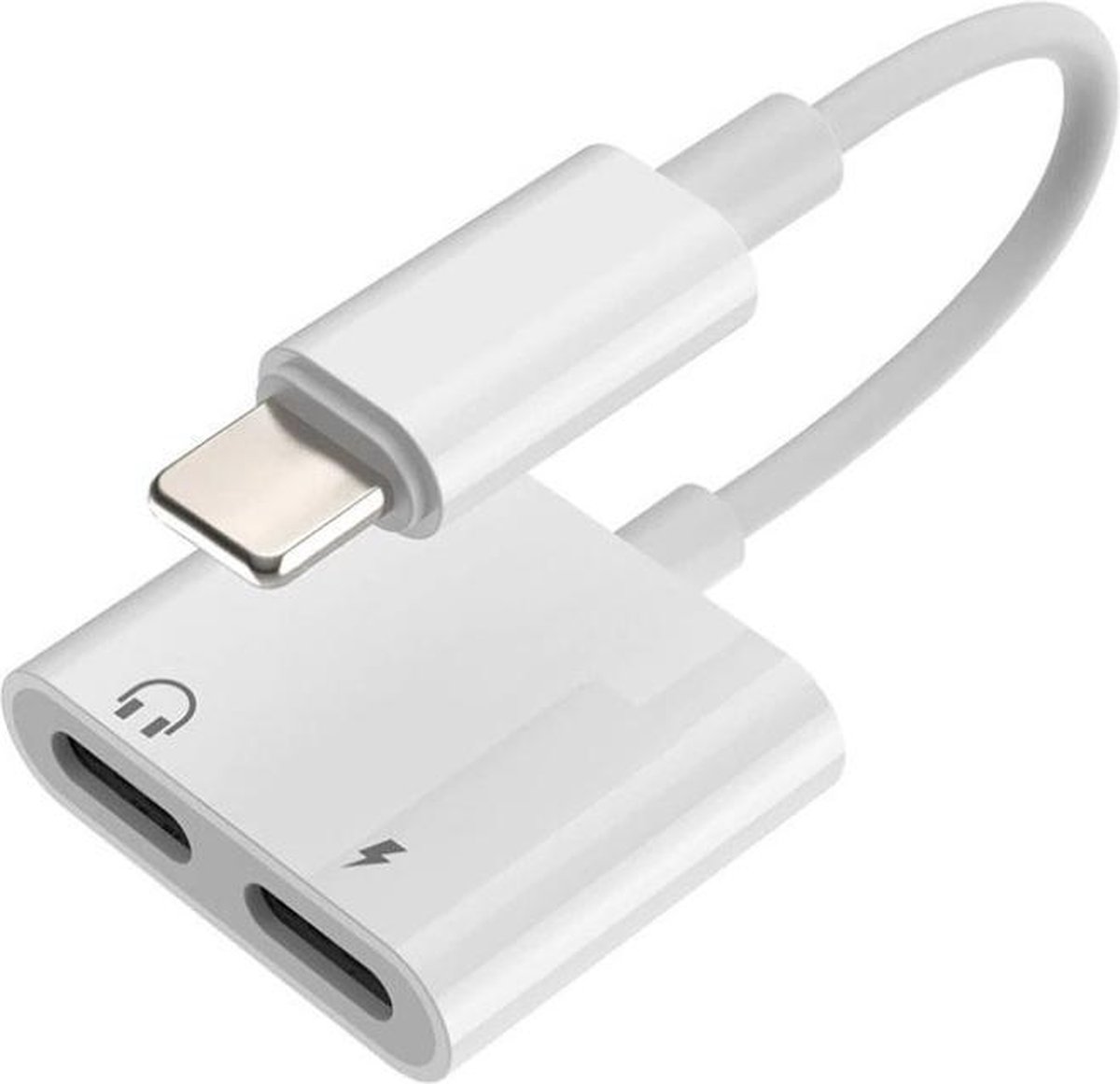 Adaptateur 2 en 1 de charge d'écoute pour Apple iPhone 12 Plus XS MAX  séparateur 3.5mm