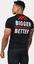 XXL Nutrition O-neck T-Shirt Bigger is Better Zwart 3XL